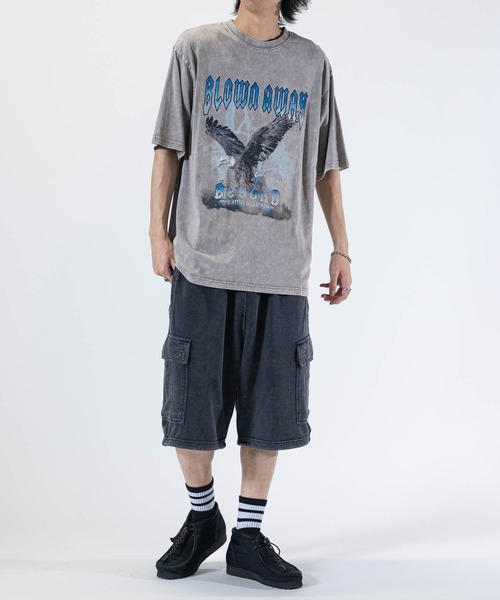 JOHN'S CLOSET（ジョンズクローゼット）の「【13】ケミカルウォッシュ スウェットワイド カーゴショーツ（その他パンツ・メンズ・チャコールグレー/カーキ・MEDIUM/LARGE）」の14枚目の写真