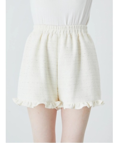 Ank Rouge（アンクルージュ）の「ツイードおリボンセットアップ（ワンピース・レディース・ホワイト/ブラック/ピンク・M）」の16枚目の写真