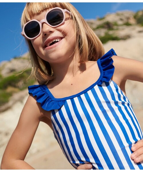 PETIT BATEAU - プチバトー ポプリン袖なしワンピース 12ansの