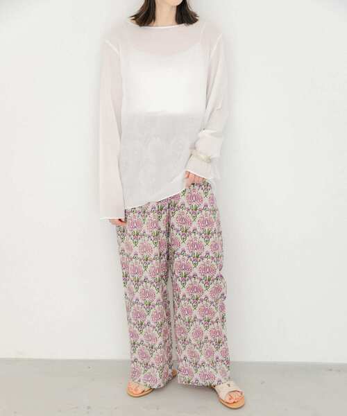 URBAN RESEARCH DOORS（アーバンリサーチドアーズ）の「アソート柄イージーパンツ（その他パンツ・レディース・ブラック/ブルー/ピンク・MEDIUM）」の14枚目の写真