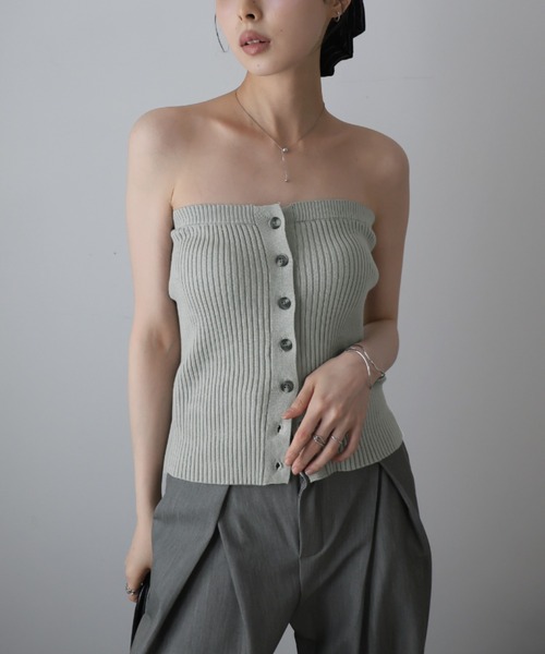 まゆゆ　　ビスチェ セール】かぎ針ビスチェ（タンクトップ）｜notch.（ノッチ）の
