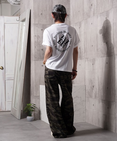 #MEMORY(メモリー)の「【MEMORY】オールドイングリッシュ Mロゴ 半袖 Tシャツ / Old English M Logo Short Sleeve Tee(Tシャツ/カットソー・メンズ・ブラック/チャコールグレー/ホワイト・M/L/XL)」の15枚目の写真