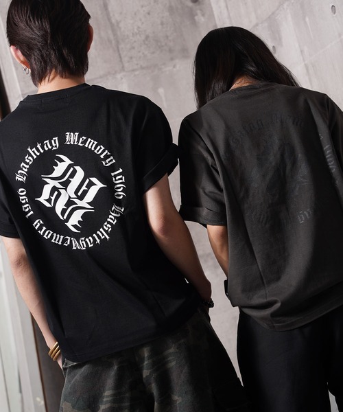 #MEMORY(メモリー)の「【MEMORY】オールドイングリッシュ Mロゴ 半袖 Tシャツ / Old English M Logo Short Sleeve Tee(Tシャツ/カットソー・メンズ・ブラック/チャコールグレー/ホワイト・M/L/XL)」の9枚目の写真