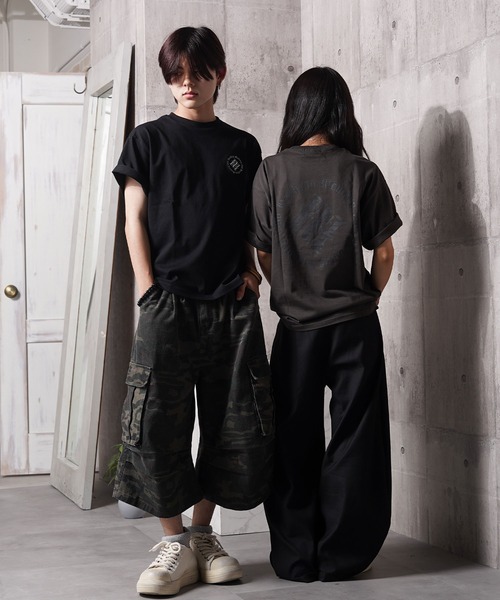 #MEMORY(メモリー)の「【MEMORY】オールドイングリッシュ Mロゴ 半袖 Tシャツ / Old English M Logo Short Sleeve Tee(Tシャツ/カットソー・メンズ・ブラック/チャコールグレー/ホワイト・M/L/XL)」の6枚目の写真