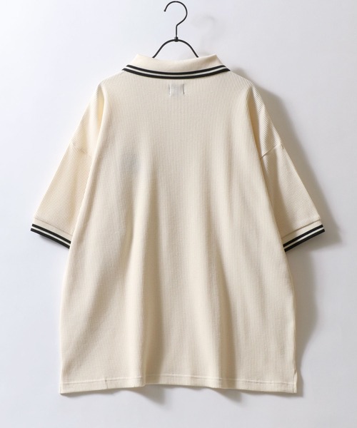 セール】Heart ＆ Flower Logo Thermal Polo Shirt/ハート