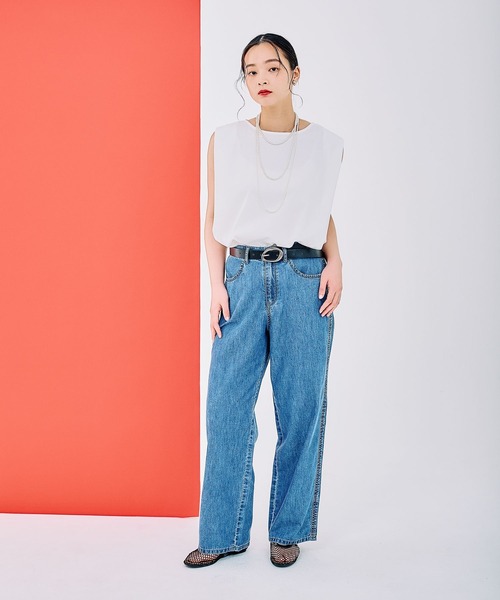 セール】ボックスタックノースリーブ 290766（Tシャツ/カットソー