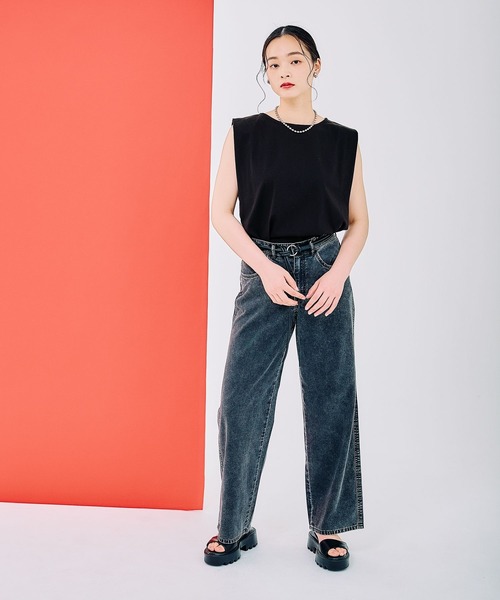 りんさま専用　確認 セール】ボックスタックノースリーブ 290766（Tシャツ/カットソー