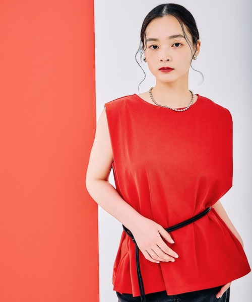 りんさま専用　確認 LEPSIM tシャツ ボックスタックノースリーブ 290766 レディース