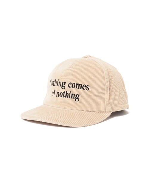 B:MING by BEAMS(ビーミングバイビームス)の「コーデュロイ 刺繍 メッセージ キャップ(キャップ・メンズ・ナチュラル/ブルー系その他2/レッド系その他7・ONE SIZE)」の1枚目の写真