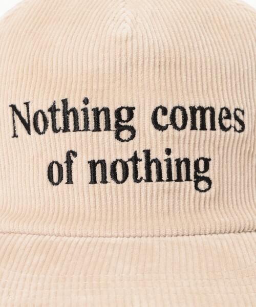 B:MING by BEAMS(ビーミングバイビームス)の「コーデュロイ 刺繍 メッセージ キャップ(キャップ・メンズ・ナチュラル/ブルー系その他2/レッド系その他7・ONE SIZE)」の7枚目の写真
