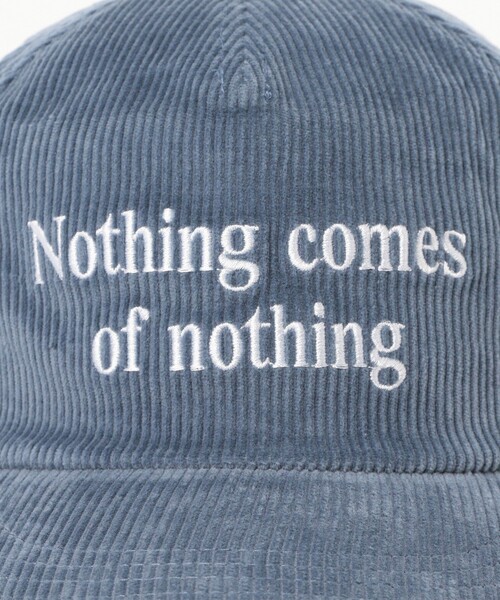 B:MING by BEAMS(ビーミングバイビームス)の「コーデュロイ 刺繍 メッセージ キャップ(キャップ・メンズ・ナチュラル/ブルー系その他2/レッド系その他7・ONE SIZE)」の4枚目の写真