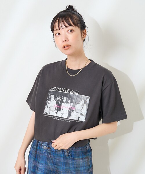 boohoo フローラルフォトグラフィックTシャツ DIGITAL-PRINT FLORAL OVERSIZED T-SHIRT デジタルプリント