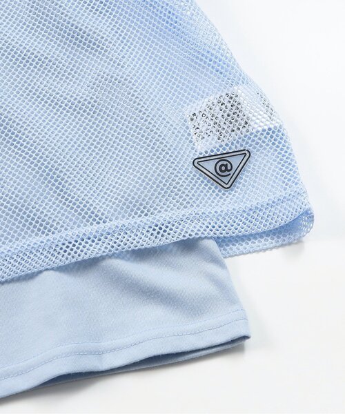 algy(アルジー)の「【接触冷感】タンク&メッシュトップスセット(その他トップス・キッズ・ブラック/アイボリー/サックスブルー・XX-SMALL/X-SMALL/MEDIUM/SMALL)」の7枚目の写真