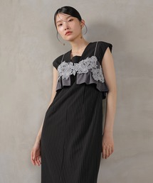 【kana】 お呼ばれ・パーティードレス オケージョン Kana（カナ）の「3way レースボレロセット フレア パーティー
