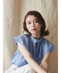 TONAL | アシメフリルハイネックブラウス(シャツ/ブラウス)