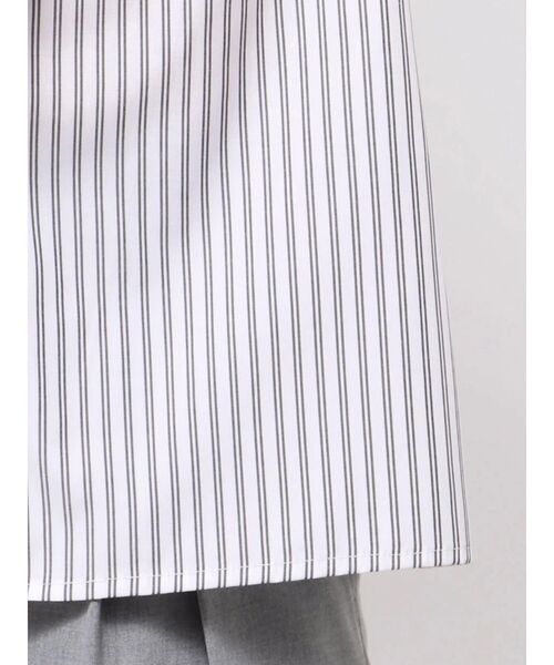 TONAL（トーナル）の「アシメフリルハイネックブラウス（シャツ/ブラウス・レディース・アイボリー/オフホワイト/ブルー・MEDIUM）」の18枚目の写真