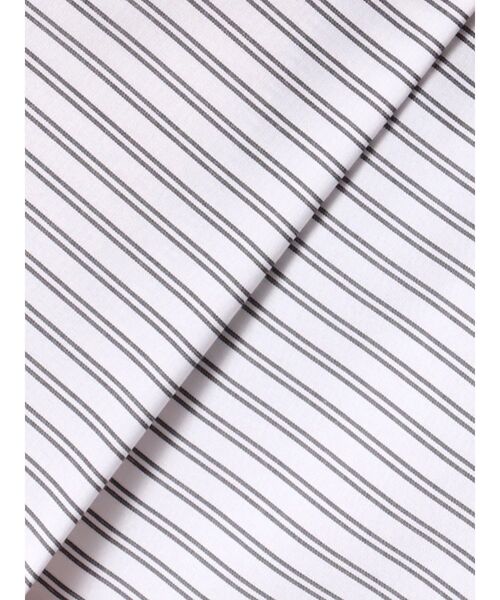 TONAL（トーナル）の「アシメフリルハイネックブラウス（シャツ/ブラウス・レディース・アイボリー/オフホワイト/ブルー・MEDIUM）」の19枚目の写真