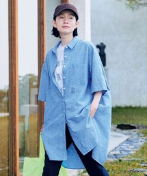 サニークラウズ シワっとロングシャツ