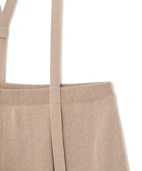 ETRE TOKYO(エトレトウキョウ)の「【ZOZO限定カラー!】コットンリネンニットサスパンツ(その他パンツ・レディース・ブラウン/ベージュ/ネイビー・S/M)」の14枚目の写真