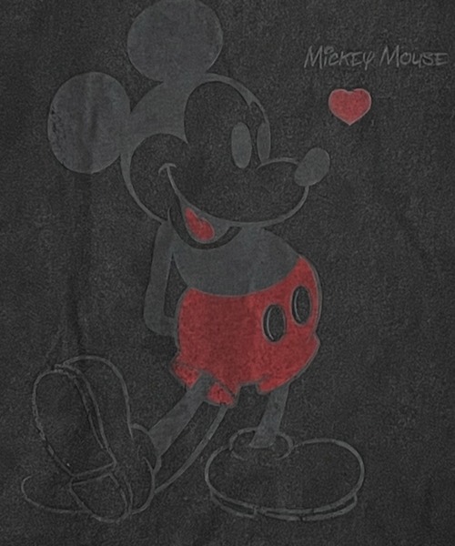 【BASICKS】ベーシックス × Mickey Mouse プリント◇Tシャツ BASICKS|ベーシックス × MICKEY MOUSE VINTAGE RINGER T-SHIRT