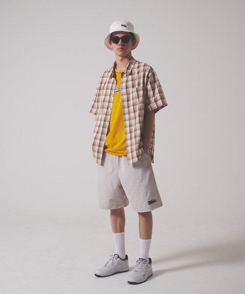 FIRST DOWN（ファーストダウン）の「マドラスチェック ショートスリーブ  シャツ（シャツ/ブラウス・メンズ・ブラック系/ブラウン系・M/L/XL）」の9枚目の写真