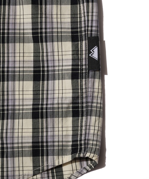 FIRST DOWN（ファーストダウン）の「マドラスチェック ショートスリーブ  シャツ（シャツ/ブラウス・メンズ・ブラック系/ブラウン系・M/L/XL）」の18枚目の写真