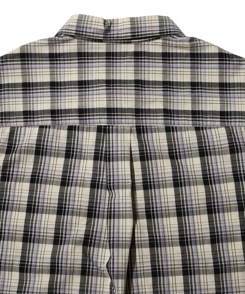 FIRST DOWN（ファーストダウン）の「マドラスチェック ショートスリーブ  シャツ（シャツ/ブラウス・メンズ・ブラック系/ブラウン系・M/L/XL）」の19枚目の写真