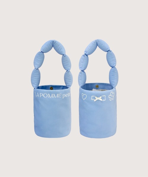 LA POMME petit(ラポミ・プチ)の「LA POMME petit Puffy Strap Bucket Bag(ハンドバッグ・レディース・ブルー/ブラック/レッド・FREE)」の10枚目の写真