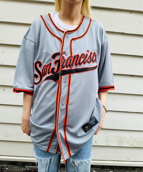 IO(イオ)(イオ)の「RENEGADE / Baseball Shirts Los Angeles/San Francisco / R-3015L(シャツ/ブラウス・レディース・ホワイト/ブラック/グレー系その他・LARGE)」の3枚目の写真