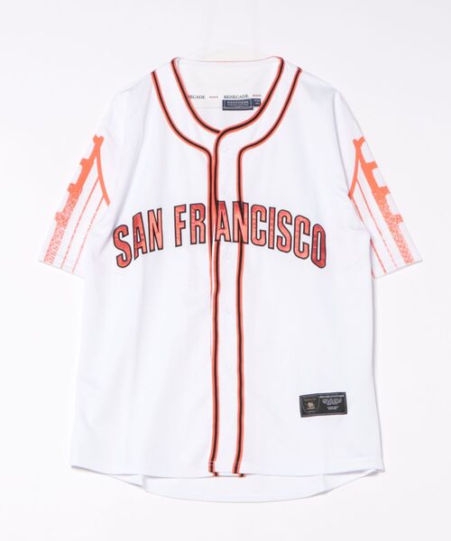 IO(イオ)(イオ)の「RENEGADE / Baseball Shirts Los Angeles/San Francisco / R-3015L(シャツ/ブラウス・レディース・ホワイト/ブラック/グレー系その他・LARGE)」の4枚目の写真