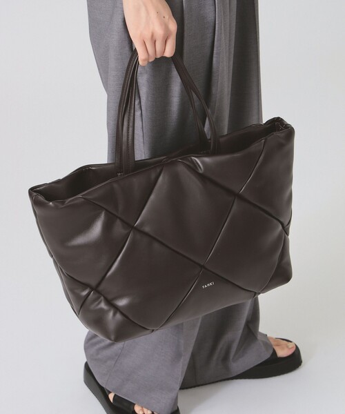 YAHKI（ヤーキ）の「YAHKI / YH-747 TOTE BAG（トートバッグ・レディース・ダークブラウン/ブラック・ONE SIZE）」の5枚目の写真