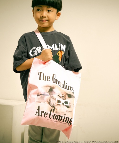 LOWRYS FARM（ローリーズファーム）の「グレムリントートＢＡＧ　498649（トートバッグ・キッズ・ピンク/オフホワイト・FREE）」の2枚目の写真