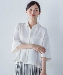 LAUTREAMONT | エアブリーズクロップドシャツ≪洗濯機で洗える≫(シャツ/ブラウス)