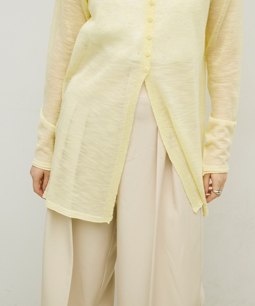 bow.a SHEER IRIS CARDIGAN シアーアイリスカーディガン bow.a SHEER IRIS CARDIGAN シアーアイリスカーディガン bow.a