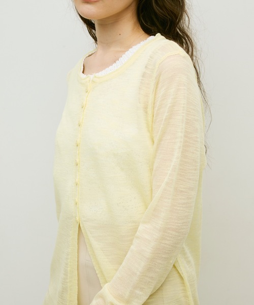 アパルトモン ドゥーズィエムクラス sheer cardigan カーディガン アパルトモンドゥーズィエムクラス。カーディガン （Sheer