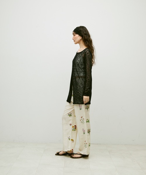 Lutim by u(ルチバイユー)の「Mist sheer cardigan / ミストシアーカーディガン(カーディガン/ボレロ・レディース・ブラック/イエロー/ホワイト/グレー・FREE)」の21枚目の写真