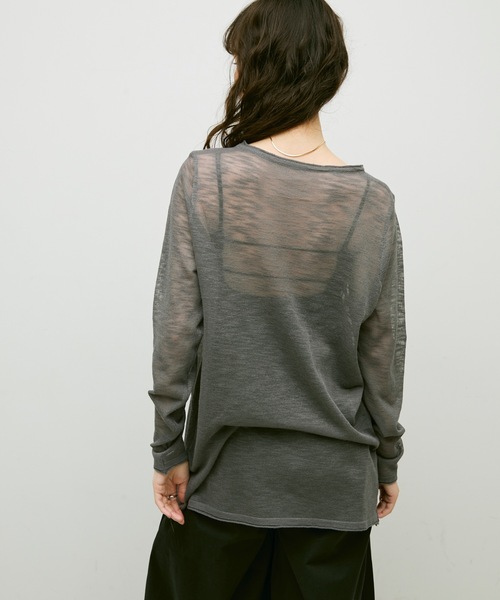 セール】Mist sheer cardigan / ミストシアーカーディガン