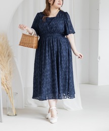 花柄 カシュクールワンピース」に該当するレディースの