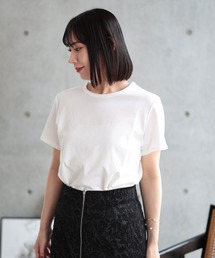 シルクタッチコットンナイロンTシャツ【大きいサイズ対応】