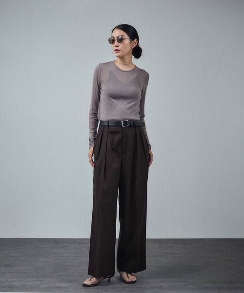 SALON Adam et rope ワイドパンツ SALON Adam et rope ワイドパンツ