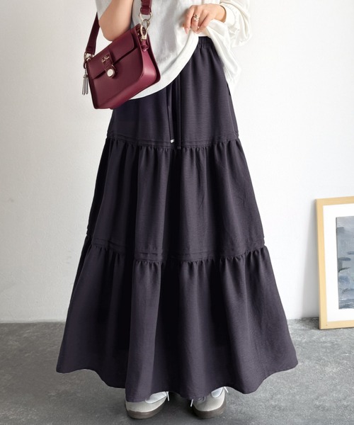 ✨️定価以下✨FC限定✨新品★ECHOESOFDUALITY★パーカー★スカート メモリータフタチェックスカート/earth music&ecology（アース