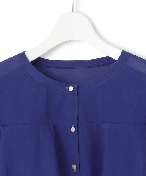 【23区2025AW】クリアトリコットジャージー フリル カットソー 23区｜【Oggi9月号掲載/洗える】クリアトリコットジャージー