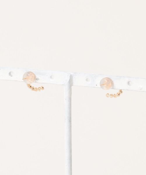 TAKE-UP（テイクアップ）の「K10 ホースシュー ワンポイントピアス( YG)（ピアス（両耳用）・レディース・イエローゴールド・FREE）」の6枚目の写真