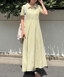 ❤️25新作 新品♡ SelfPortrait黄色ニットロングワンピース♡　E77 ❤️25新作 新品♡ SelfPortrait黄色ニットロングワンピース♡ E77