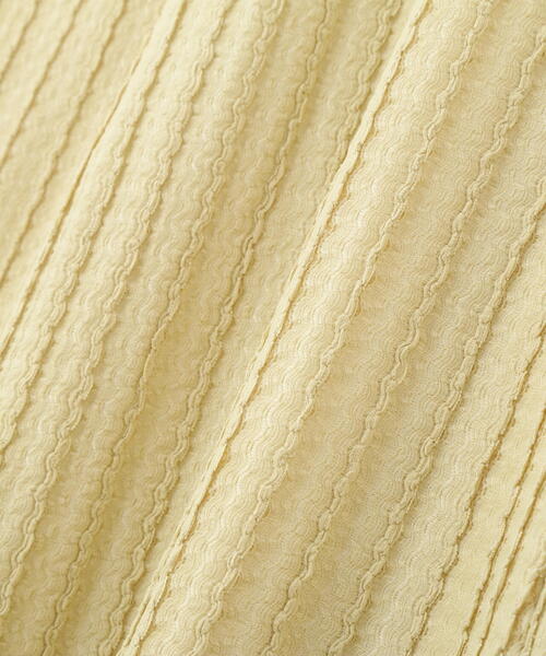 FREE'S MART(フリーズマート)の「◆カットジャガードポロワンピース(ワンピース・レディース・ホワイト/ブラック/イエロー・SMALL/MEDIUM)」の8枚目の写真