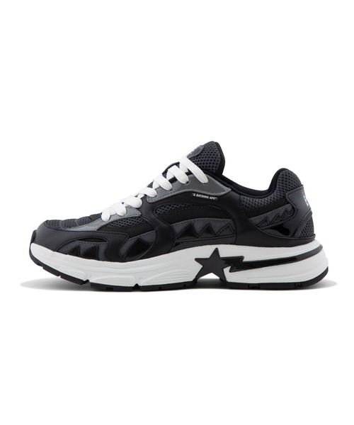 A BATHING APE(アベイシングエイプ)の「BAPE SHARK STA #3(スニーカー・メンズ・グレー/ブラック・8/9/8.5/9.5/7/12/11/10/13)」の6枚目の写真