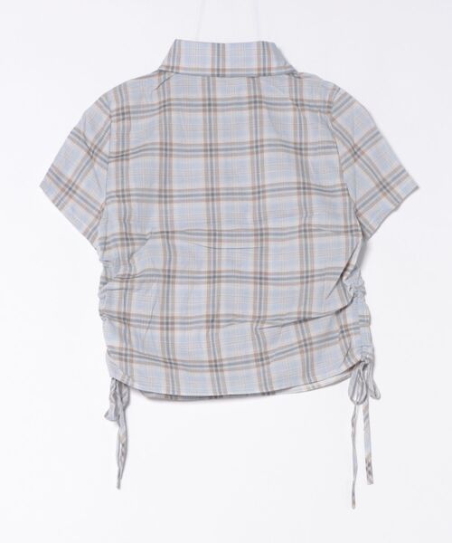 Chiina(チーナ)の「Chiina / マルチチェックシャーリングシャツ(シャツ/ブラウス・レディース・ブルー/アイボリー/ネイビー・FREE)」の10枚目の写真