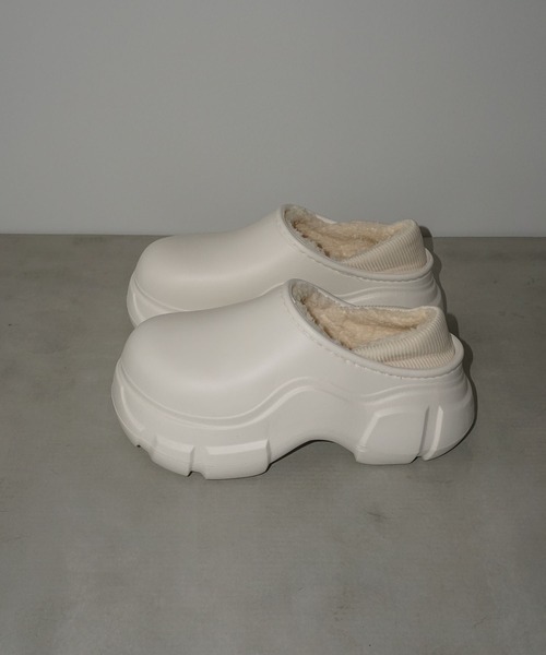 chuclla(チュクラ)の「インナーボア クロッグシューズ chs25a004(その他シューズ・レディース・ブラック/ホワイト・S/M/L)」の14枚目の写真