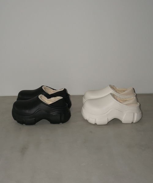 chuclla(チュクラ)の「インナーボア クロッグシューズ chs25a004(その他シューズ・レディース・ブラック/ホワイト・S/M/L)」の19枚目の写真