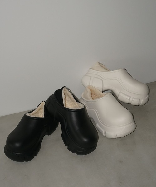 chuclla(チュクラ)の「インナーボア クロッグシューズ chs25a004(その他シューズ・レディース・ブラック/ホワイト・S/M/L)」の21枚目の写真